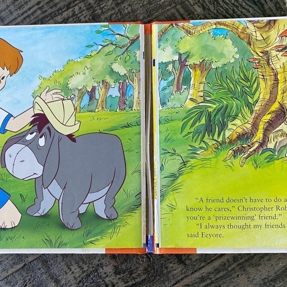 Walt Disney Winnie the Pooh Lot of 3 Vintage Books